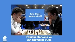 Fabiano Caruana vs Jan Krzysztof Duda: Tata Steel Masters 2020