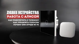 Zigbee выключатель света с Алисой. Установка и настройка. С нулем и без нуля. Zigbee или Wi-Fi?