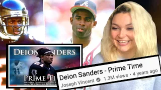 New Zealand Girl Reacts to Deion Sanders!!!