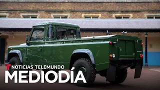 Ataúd del príncipe Philip irá en Land Rover diseñado por él | Noticias Telemundo