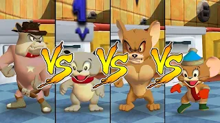 Tom and Jerry in War of the Whiskers HD Spike Vs Tyke Vs Jerry Vs Monster Jerry (Master Difficulty)