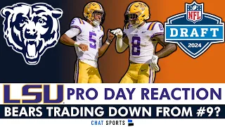 Chicago Bears Rumors: Malik Nabers & Jayden Daniels Pro Day Reaction + Bears Trading Down From #9?