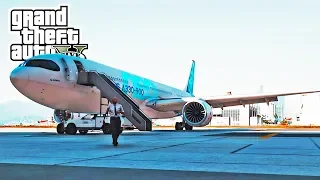 GTA 5 — AIRBUS A330-900 Neo stürzt ab! — GTA 5 Real Life Mod