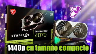 La RTX4070 que ya cabe en armados MINI ITX! MSi Ventus 2x una opción de 2 ventiladores- DrogaDigital