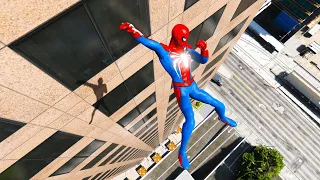 GTA 5 SPIDERMAN RAGDOLLS |  GTA V SPIDERMAN Ragdolls 4k Compilations funny moments jumps/fails ep45