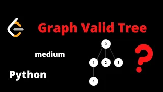 LEETCODE 261 GRAPH VALID TREE | leetcode graph