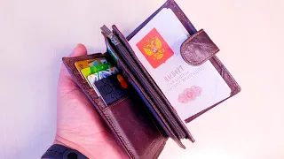All I have with me! Thing! Wallet from Aliexpress for passport, documents and money!