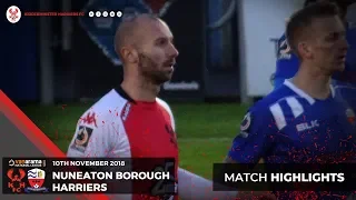 Match Highlights: Nuneaton Borough 1-1 Harriers 10/11/18