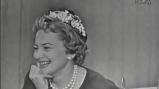 Olivia de Havilland in Whats My Line MIX 08.08.1965 09.08.1964 04.03.1962 25.05.1958 RUS