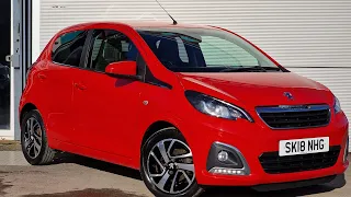 2018/18 Peugeot 108 1.2 PureTech Allure Euro 6 for sale at A.T Car Sales- Corby