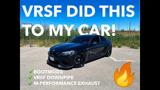 BMW M2 | CATLESS DOWNPIPE | BOOTMOD3 | M-PERFORMANCE EXHAUST