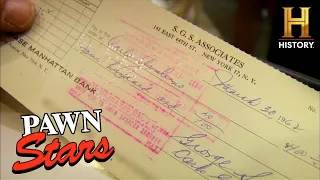 Pawn Stars: Mob Money! Carlo Gambino's Autographed Check (Season 3)