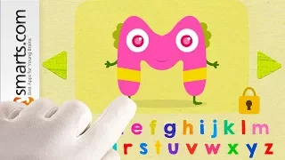 Hungry Alphabet (animated ABC flashcards for preschoolers)- iPad game demo