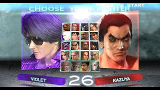 Tekken 4 | Violet Vs. Kazuya | ULTRA HARD | [TAS]