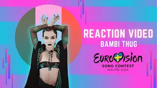 Bambi Thug “Doomsday Blue” REACTION | Ireland 🇮🇪 | Eurovision 2024