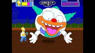 The Simpsons (Arcade) - 1CC (Homer Very Difficult Score 193000)