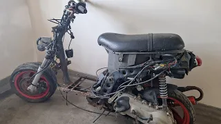 Piaggio Typhoon 125cc 2t mk1 classic Project (Frame Strip down) Malossi 172cc Scooter Moped