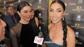 The beautiful Jessica Green arrives @ The Saturn Awards 2022