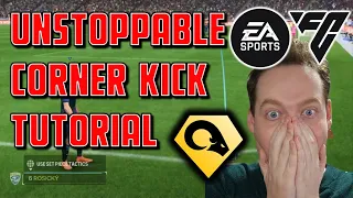 How to Score Corners on EAFC!!! Unstoppable Meta Corner Kick Tutorial EASFC 24!