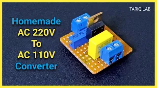 How To Make 220V To 110V Converter | AC Voltage Converter