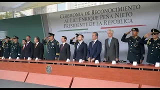 Ceremonia de Reconocimiento a Enrique Peña Nieto, Presidente de los Estados Unidos Mexicanos