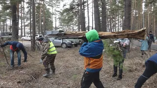 Субботник в Гагаринском парке. Сузунский район.