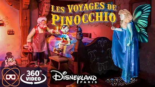 [5K 360] Les Voyages de Pinocchio - Pinocchio Ride Disneyland Paris 360° POV