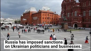 Russia imposes sanctions on Ukrainian politicians and companies