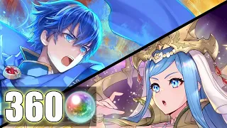 Summoning for Emblem Marth + Lumera from Pity Break City on free wifi | Fire Emblem Heroes