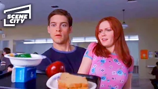 Spider-Man: Peter Catches MJ in the Cafeteria (Tobey Maguire HD Clip) | With Captions