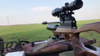 Стрельба на 400метров из пневматики!Air gun at 400meters shooting