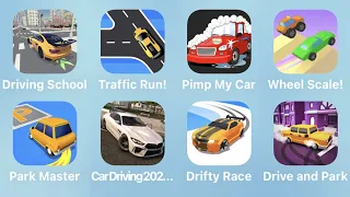 Driving School, Traffic Run, Pimp My Car and More Car Games iPad Gameplay