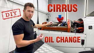 Cirrus SR22T Oil and Filter Change DIY - save time and hundreds of $ dollars