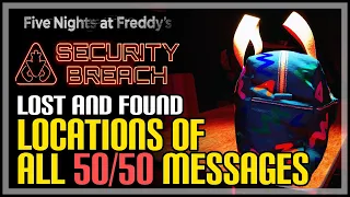 FNAF Security Breach All Collectible Messages (Lost and Found Achievement)