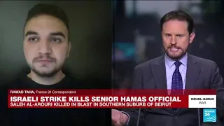 Hamas deputy Saleh al Arouri killed in blast in Hezbollah southern Beirut stronghold • FRANCE 24