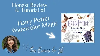 Look Inside the Harry Potter Watercolor Magic Project Book | Review of the Watercolor Magic Book