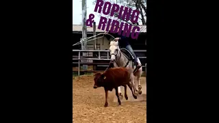 MY FIRST ROPING PRACTICE