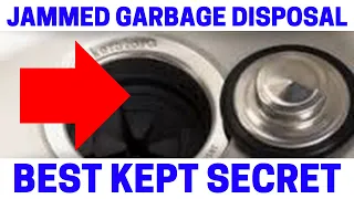 NEVER Fix A Jammed Garbage Disposal Until Watching This! Quick & Easy