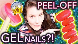 Peel-off GEL nails?! I TEST THINGS FOR U