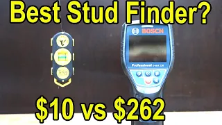 Best Stud Finder? $262 Bosch vs $10 CH Hanson vs 9 Other Wall Stud Scanners! Let's find out!