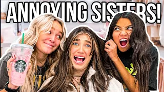 A day in the life with MY 2 VERY ANNOYING Sisters!