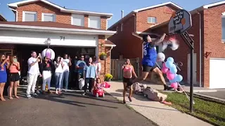 🏀Alley-oop Gender Reveal💙💗