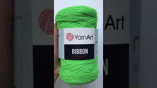 Подробный обзор пряжи YarnArt Ribbon №802 Трава