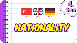 Nationality Ünitesi ve Kelimeleri 👧🏻👦🏾 4.Sınıf İngilizce #2023