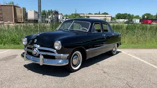 1950 Ford Custom Deluxe - cold start drive