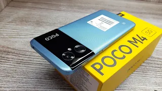 Poco M4 5G Cool Blue Unboxing - New 5G King ?