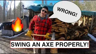 How To Swing An Axe!