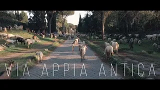 Via Appia antica a.k.a. APPIAN WAY in 4K, a wonder of ancient Rome, a UNESCO site unique.