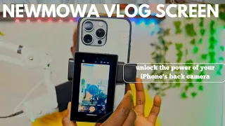 Newmowa Vlog Screen for the iPhone Review