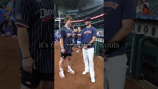 ASTROS pitchers GUESS their career strikeouts!! 👀🔥⚾️ #shorts